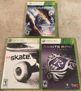 Metal Gear Rising Revengeance Walmart Exclusive, Skate, Saints Row, Xbox 360 CIB - Foto 1 di 3