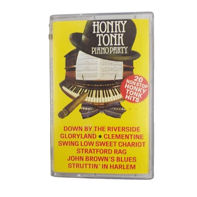 Fatsy Finger's Roaring Piano Band – Honky Tonk Piano Party Cassette Tape, 1989 - Image 1 of 3