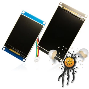 Easy seriale UART 2,4 / 3,5 pollici TFT display a colori 240 x 320 / 320 x 480 pixel 3,3-5 V - Foto 1 di 9