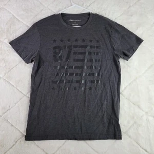 Aeropostale Grey Medium T Shirt with 87 Flag Icon - Picture 1 of 5