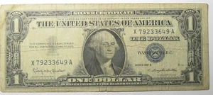 1957 B Silver Certificate $1 Note - #11228-24 - Picture 1 of 2