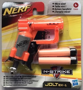 Nerf N-strike Jolt EX-1 Soft Whistler Dart Shooter Toy Micro Size with 2 Darts - Picture 1 of 2