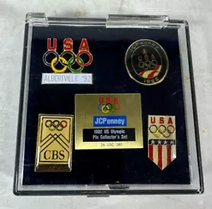 Vintage 1992 JC Penny U.S. Olympic Pin Collector’s Set, USA, Barcelona - Picture 1 of 1