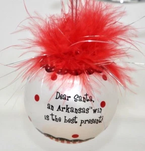 Arkansas Razorbacks Team Ornament Lieber Weihnachtsmann Ein Arkansas Sieg ist bestes Geschenk - Bild 1 von 1