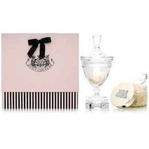 JUICY COUTURE BATH SALT 10.5 OZ + CRYSTAL GOBLET LIMITED NUMBERED EDITION - Picture 1 of 3