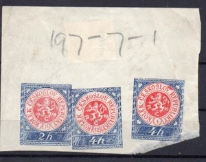 TSCHECHOSLOWAKEI KOLEK , BARCLAYS BANK LIMITIERT 1928 , 2 & 4h - Bild 1 von 2