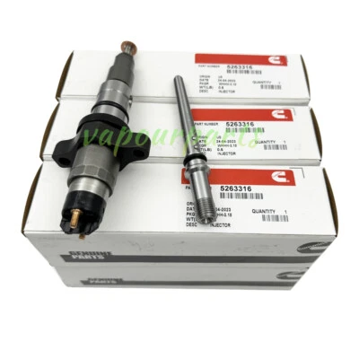 6Pcs Cummins Fuel Injectors for 2004-2009 Dodge Ram 2500 3500 5.9L 0445120238 - Image 1 of 4