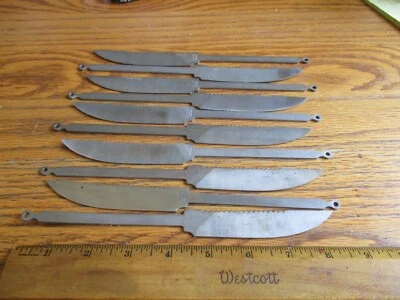 10 Нержавеющая сталь пила назад нож лезвие пустой заготовки новый из старых запасов колониальный нож США - Изображение 1 из 4