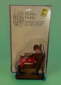 Hello Dolly Wooden Mini Handcrafted Functional Doll House Furniture chair 2046 - Picture 1 of 4