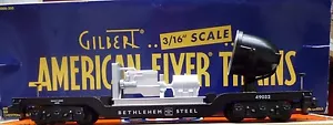 American Flyer #6-49032 Bethlehem Steel Depressed Center Searchlight Car - Picture 1 of 10