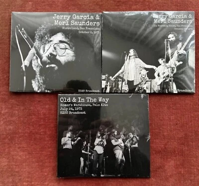 JERRY GARCIA  - 3 SHOW BUNDLE FROM 1973 (5CD) NEW & SEALED. - Image 1 of 2