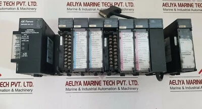 Ge fanuc series 90-30 ic693chs391h+ic693pwr321z+ic693alg391e 10 slot rack - Image 1 of 4