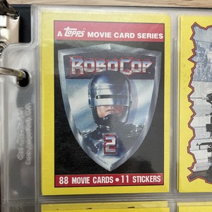 1990 Robocop 2 Movie Cards And Stickers Complete 88 Cards 11 Stickers +