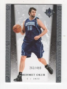 2006-07 UD ULTIMATE COLLECTION MEHMET OKUR UTAH JAZZ #135 263/499 - Imagen 1 de 2
