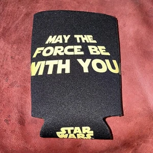 STAR WARS DRINK KOOZIE~MAY THE FORCE BE WITH YOU - Imagen 1 de 4