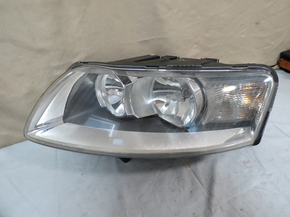✅ 05 06 07 08 Audi A6 HALÓGENO Regular Faro Lámpara Lente Izquierdo Lado del Conductor OEM Foto 1 de 4