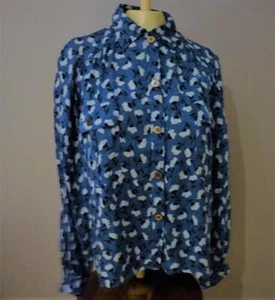 VALENTINO MISS V FLORAL SILK TOP BLOUSE 6 - Picture 1 of 4