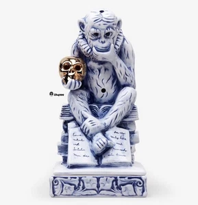 NEIGHBORHOOD NBHD Thinking Monkey Gold Skull Chamber Ceramic Incense Burner - Picture 1 of 6