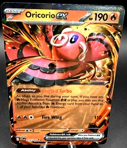 Oricorio ex 018/094 Me02: Fiamme Fantastiche - Pokemon TCG NM - Foto 1 di 11