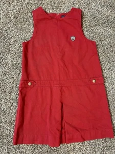 Polo Ralph Lauren Girls Size 6 Red Jumper - Picture 1 of 5