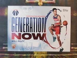 2025-26 Topps Flagship Generation Now Will Riley RC GN-21 Washington Wizards  - Bild 1 von 2