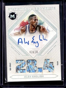 2023-24 Topps Motif Alex English Statistical Showpiece Signatures Auto #/28 - Picture 1 of 2