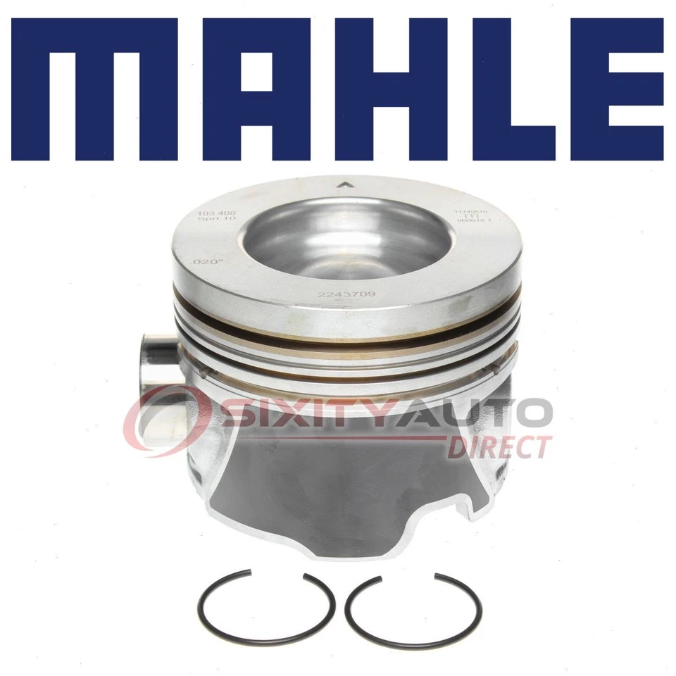 MAHLE Engine Piston for 2009-2010 Chevrolet Express 4500 6.6L V8 - Cylinder tq - Image 1 of 4