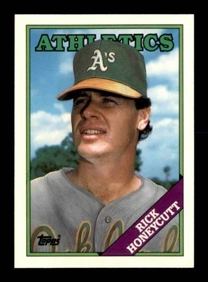 1988 Topps Tiffany #641 Rick Honeycutt   NM/NM+ x3447663 - Image 1 of 3