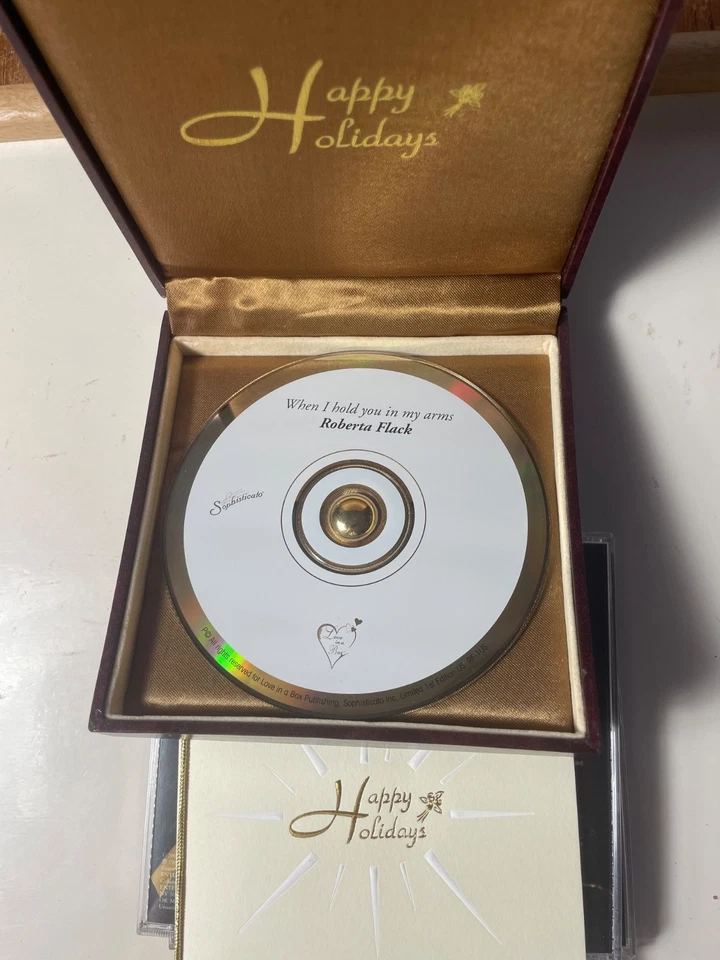 Roberta Flack When I Hold You In My Arms CD Limited edition gold disc Box VG - Image 1 of 3
