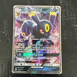 Juego de cartas coleccionables Pokémon - Umbreon GX 80/149 - Holo - Ultra raro - Imagen 1 de 2