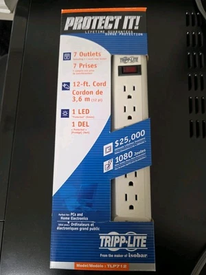 Tripp Lite TLP712 Surge Protector - Image 1 of 3