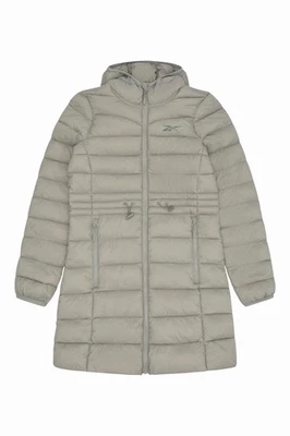 Reebok Womens Long Jacket Glacier Shield Long Puffer Jacket Sage Green - Image 1 of 4