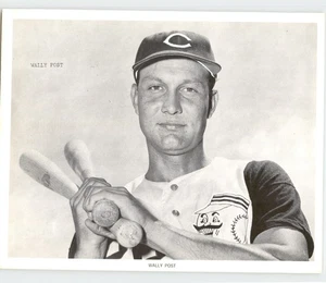 CINCINNATI Reds BASEBALL Player WALLY POST Vintage 1950s Press Photo - Picture 1 of 2