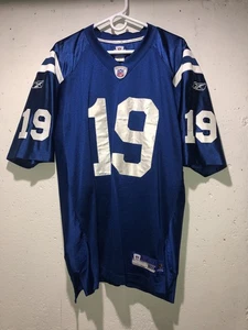 INDIANAPOLIS COLTS - V. SPOILS #19 - Custom REEBOK SEWN NFL Jersey Men's Size 50 - Picture 1 of 21