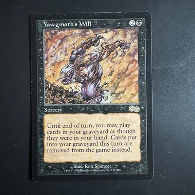 Magic The Gathering Yawgmoth's Will Urza's Saga Lightly Played - Image 1 of 2