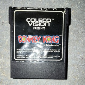 Coleco Donkey Kong Series ColecoVision Game Cartridge 1982 Classic Arcade