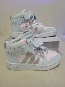 Adidas Hightops blue pink size 5 used 2x with box lot 1 - Picture 1 of 6