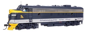 42549 Walthers HO EMD FP7 - LokSound 5 Sound & DCC Chesapeake & Ohio #8013 - Picture 1 of 1