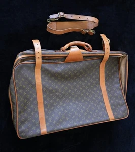 De colección Louis Vuitton Monograma Cuero Equipaje Maleta Bolso Garra Cremallera, Correa - Imagen 1 de 13