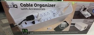 SONIC IQ-Organizador de cables con accesorios - (13 piezas) Mantenga los espacios ordenados  - Imagen 1 de 4