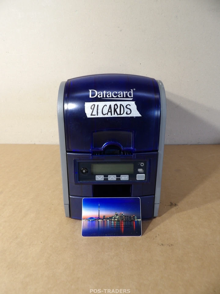 Datacard SD160 Single-Sided Plastic ID Card Printer PX10 - 21 CARDS - TESTED OK - Bild 1 von 4