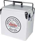 Refroidisseur de coffre à glace rétro Coors Light avec ouvre-bouteille 13 L (14 Qt), 18 canettes Capaci
