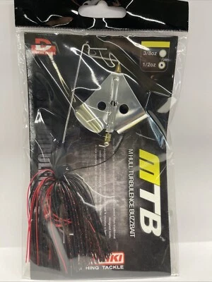DAMIKI M HULL TURBOLENCE BUZZBAIT 1/2oz # 03 Black Red - Immagine 1 di 2