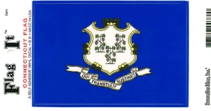 Connecticut - Staatsflagge Aufkleber - Bild 1 von 1