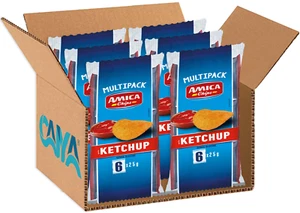 6x Amica Chips Chips Ketchup Multipack Format 6 Beutel à 25g Glutenfrei - Bild 1 von 6