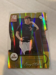GREG MILLER 2001 DONRUSS ELITE STATUS GOLD #176 ROOKIE HOUSTON ASTROS DIE-CUT