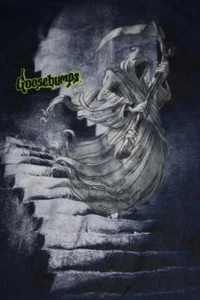 VINTAGE 90s GOOSEBUMPS GRIM REAPER BOYS T SHIRT GRAPHIC TEE 1995 MEDIUM RARE - Picture 1 of 12