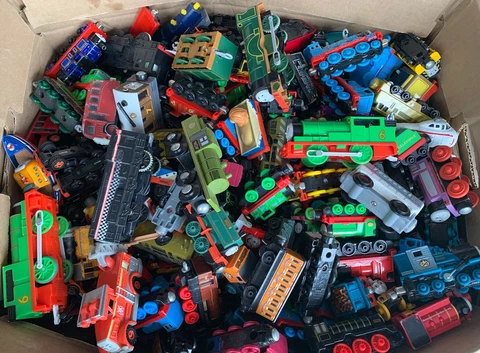 Lot of +20 Thomas The Train  Tenders, Rail Cars, Engines, ETC. Thomas Train 🔥🔥 Cover