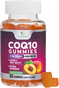 Coq10 100Mg Gummies - Coenzyme Q10 Supplement, Coq10 Gummies Antioxidant for Hea - Picture 1 of 12