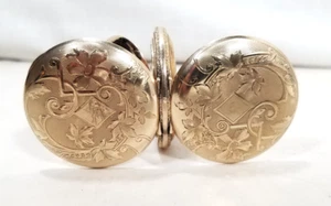 Antique B&B Royal Pocket Watch Case Gold Filled 20 Year Waltham 1890 Movement - Picture 1 of 24